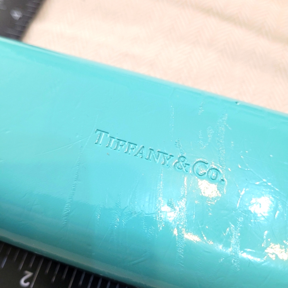 TIFFANY Eye Glasses case classic turquoise color